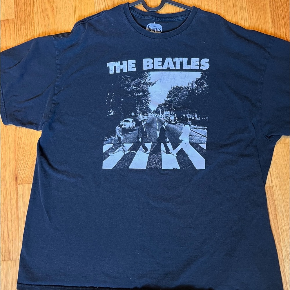 The Beatles black Graphic T-Shirt